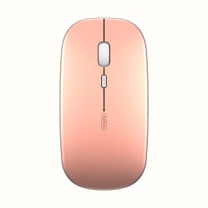 INPHIC Rechargeable Wireless Mouse - 700mAh, Ultra Thin, 1600 DPI, Rose Gold (PM1)
