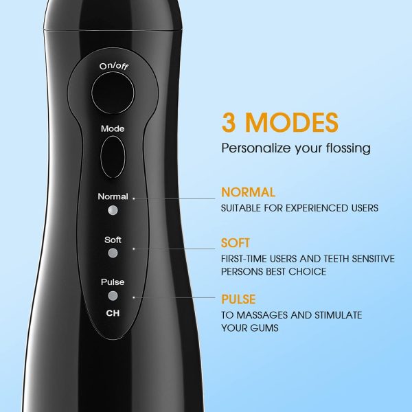 Hangsun Cordless Rechargeable Water Flosser – Dental Oral Irrigator with 8 Jet Tips for Teeth, Braces, and Gum Care (HOC760) - Image 7
