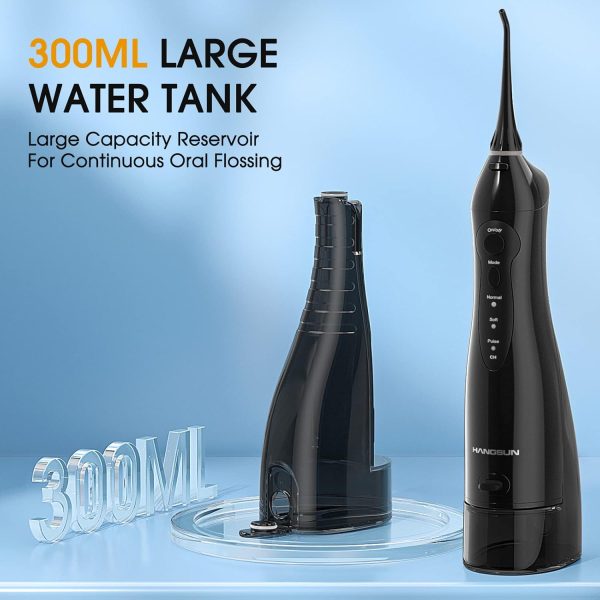 Hangsun Cordless Rechargeable Water Flosser – Dental Oral Irrigator with 8 Jet Tips for Teeth, Braces, and Gum Care (HOC760) - Image 4