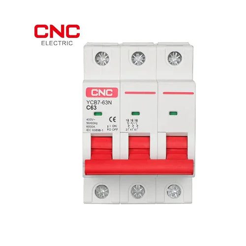 CNC Electric 3 Pole MCB 16A–63A (YCB7-63N) – Three Phase AC Circuit Breaker